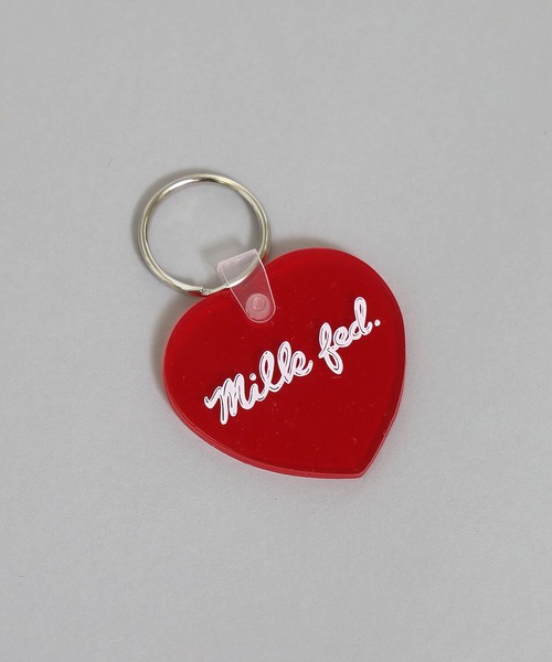 MILKFED.(ミルクフェド)の「ICING LOGO HEART KEYCHAIN(キーケース/キーアクセサリー・レディース・レッド・ONE SIZE)」の7枚目の写真