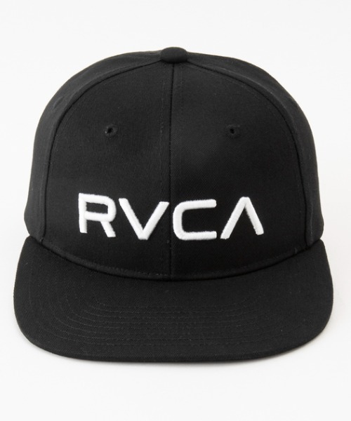 RVCA(ルーカ)の「RVCA/ルーカ キャップ TWILL SNAPBACKⅡ BE041-911(キャップ・メンズ・ホワイト/ブラック/ブラック×ブラック・FREE)」の5枚目の写真