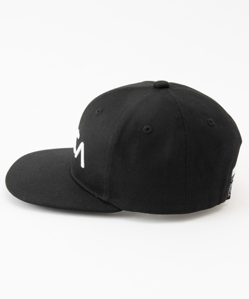 RVCA(ルーカ)の「RVCA/ルーカ キャップ TWILL SNAPBACKⅡ BE041-911(キャップ・メンズ・ホワイト/ブラック/ブラック×ブラック・FREE)」の6枚目の写真