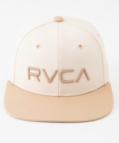 RVCA(ルーカ)の「RVCA/ルーカ キャップ TWILL SNAPBACKⅡ BE041-911(キャップ・メンズ・ホワイト/ブラック/ブラック×ブラック・FREE)」の9枚目の写真