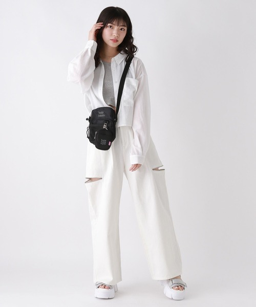 repipi armario（レピピ アルマリオ）の「サイドZIPデニムパンツ（デニムパンツ・キッズ・ブラック/ライトブルー/ホワイト・MEDIUM/SMALL/LARGE）」の19枚目の写真