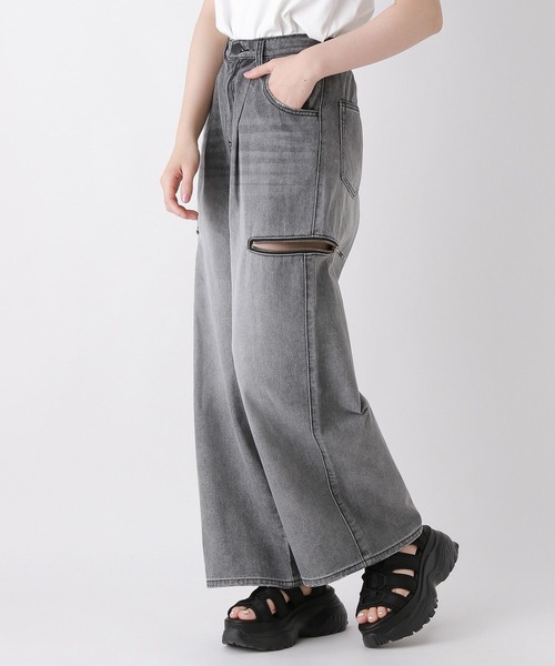 repipi armario（レピピ アルマリオ）の「サイドZIPデニムパンツ（デニムパンツ・キッズ・ブラック/ライトブルー/ホワイト・MEDIUM/SMALL/LARGE）」の13枚目の写真