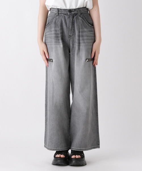 repipi armario（レピピ アルマリオ）の「サイドZIPデニムパンツ（デニムパンツ・キッズ・ブラック/ライトブルー/ホワイト・MEDIUM/SMALL/LARGE）」の17枚目の写真