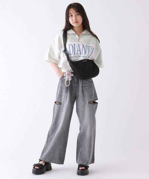 ♡REPIPI♡お値下げしました！ セール】サイドZIPデニムパンツ（デニムパンツ）｜repipi