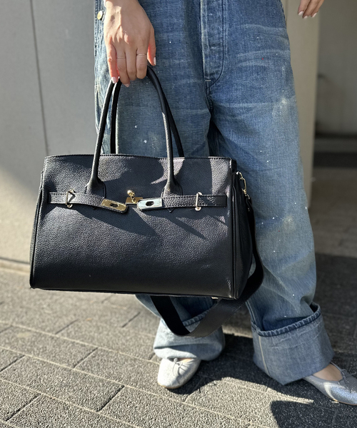 U by SPICK&SPAN(ユーバイスピックアンドスパン)の「≪追加≫【AULENTTI/オウレンティ】2WAY TOTE BAG2(トートバッグ・レディース・ブラック・FREE)」の11枚目の写真