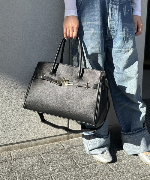 U by SPICK&SPAN(ユーバイスピックアンドスパン)の「≪追加≫【AULENTTI/オウレンティ】2WAY TOTE BAG2(トートバッグ・レディース・ブラック・FREE)」の12枚目の写真