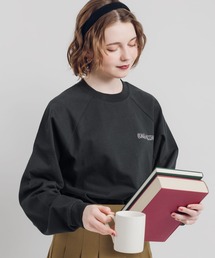 MUHET（ミュエータ）の「ステッチロゴラグランロンT（Tシャツ/カットソー）」