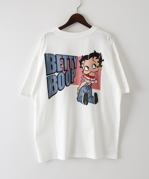 SpRay(スプレイ)の「ベティーBETTYバックプリントTシャツ(Tシャツ/カットソー・レディース・ブラック/オフホワイト/チャコールグレー・FREE)」の20枚目の写真