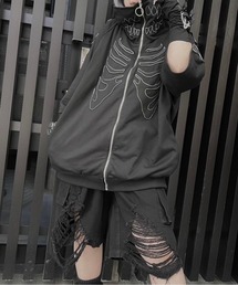 REFLEM レフレム BONE Dリング ハーフスリーブ パーカー 半袖 83163580b_b_11_215.jpg