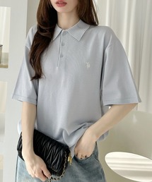 U.S. POLO ASSN.（ユーエスポロアッスン）の「Ada. // U.S. POLO ASSN. ニット ポロシャツ（ポロシャツ）」