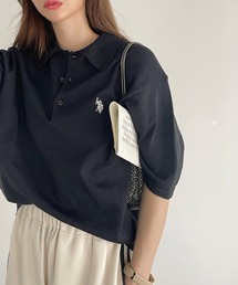 U.S. POLO ASSN.（ユーエスポロアッスン）の「Ada.    U.S. POLO ASSN. ニット ポロシャツ（ポロシャツ）」