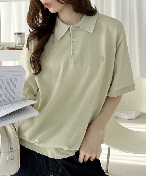 セール】Ada. // U.S. POLO ASSN. ニット ポロシャツ（ポロシャツ