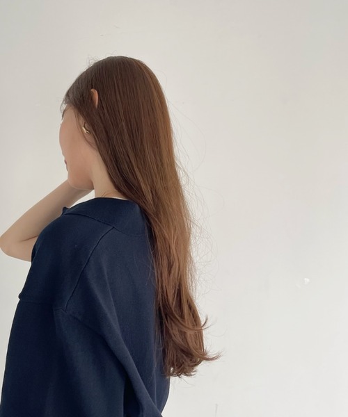 U.S. POLO ASSN.(ユーエスポロアッスン)の「Ada. // U.S. POLO ASSN. ニット ポロシャツ(ポロシャツ・レディース・ブラック/ネイビー/オフホワイト/ライトベージュ/カーキ/ライトグリーン/ライトブルー・M/L/S)」の14枚目の写真