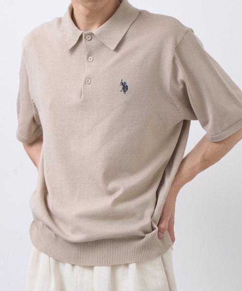 セール】Ada. // U.S. POLO ASSN. ニット ポロシャツ（ポロシャツ 