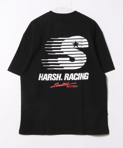 HARSH AND CRUEL(ハーシュアンドクルーエル)の「クルーネックゲームロゴプリントTシャツ オーバーサイズ ユニセックス HC24S5TP03【Harsh and Cruel】(Tシャツ/カットソー・メンズ・ブラック/ホワイト・XL/M/L)」の5枚目の写真