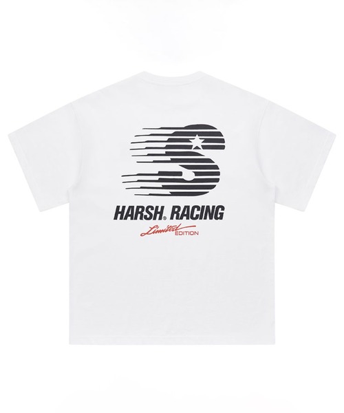 HARSH AND CRUEL(ハーシュアンドクルーエル)の「クルーネックゲームロゴプリントTシャツ オーバーサイズ ユニセックス HC24S5TP03【Harsh and Cruel】(Tシャツ/カットソー・メンズ・ブラック/ホワイト・XL/M/L)」の11枚目の写真