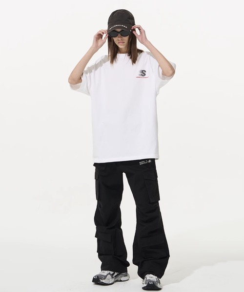 HARSH AND CRUEL(ハーシュアンドクルーエル)の「クルーネックゲームロゴプリントTシャツ オーバーサイズ ユニセックス HC24S5TP03【Harsh and Cruel】(Tシャツ/カットソー・メンズ・ブラック/ホワイト・XL/M/L)」の20枚目の写真