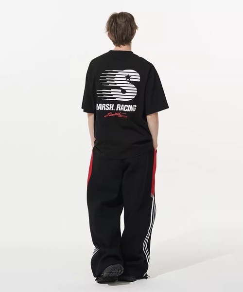HARSH AND CRUEL(ハーシュアンドクルーエル)の「クルーネックゲームロゴプリントTシャツ オーバーサイズ ユニセックス HC24S5TP03【Harsh and Cruel】(Tシャツ/カットソー・メンズ・ブラック/ホワイト・XL/M/L)」の15枚目の写真