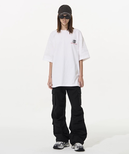 HARSH AND CRUEL(ハーシュアンドクルーエル)の「クルーネックゲームロゴプリントTシャツ オーバーサイズ ユニセックス HC24S5TP03【Harsh and Cruel】(Tシャツ/カットソー・メンズ・ブラック/ホワイト・XL/M/L)」の19枚目の写真