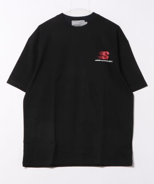 HARSH AND CRUEL(ハーシュアンドクルーエル)の「クルーネックゲームロゴプリントTシャツ オーバーサイズ ユニセックス HC24S5TP03【Harsh and Cruel】(Tシャツ/カットソー・メンズ・ブラック/ホワイト・XL/M/L)」の3枚目の写真