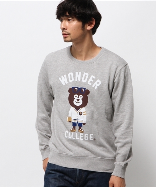 【SPECIAL PRICE】The Wonderful! design works. / IVY BEAR クルーネック スウェット