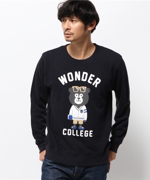BEAMS T(ビームスティー)の「【SPECIAL PRICE】The Wonderful! design works. / IVY BEAR クルーネック スウェット(スウェット・メンズ・ネイビー/ブルー/グレー・MEDIUM/SMALL/LARGE/X-LARGE)」の20枚目の写真