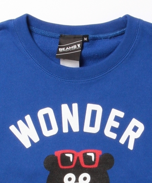 BEAMS T(ビームスティー)の「【SPECIAL PRICE】The Wonderful! design works. / IVY BEAR クルーネック スウェット(スウェット・メンズ・ネイビー/ブルー/グレー・MEDIUM/SMALL/LARGE/X-LARGE)」の11枚目の写真