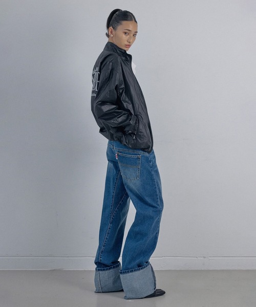 SCULPTOR（スカルプター）の「Applique Roll-Up Denim/アップリケ