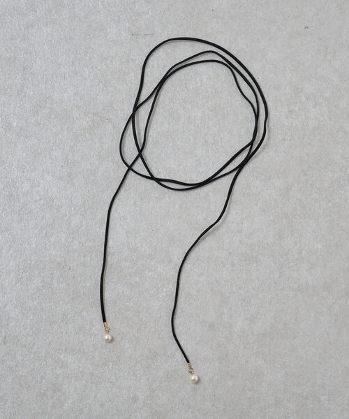 BEARDSLEY(ビアズリー)の「ポイントチョーカー(樹脂パール)(チョーカー・レディース・ホワイト・FREE)」の2枚目の写真