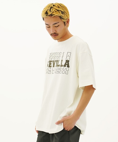 ACQUIESCE(アクイエス)の「ロゴプリントTシャツ(Tシャツ/カットソー・メンズ・ホワイト系その他/ブラック系その他/ホワイト系その他2・MEDIUM/LARGE)」の2枚目の写真