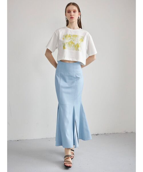 plantica(プランティカ)の「プランティカプリントTシャツ(Tシャツ/カットソー・レディース・ラベンダー/アイボリー/イエロー・FREE)」の10枚目の写真