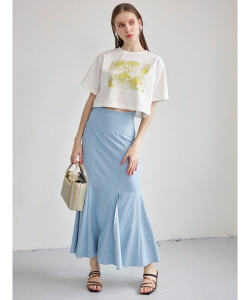 plantica(プランティカ)の「プランティカプリントTシャツ(Tシャツ/カットソー・レディース・ラベンダー/アイボリー/イエロー・FREE)」の12枚目の写真