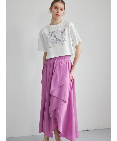 plantica(プランティカ)の「プランティカプリントTシャツ(Tシャツ/カットソー・レディース・ラベンダー/アイボリー/イエロー・FREE)」の19枚目の写真