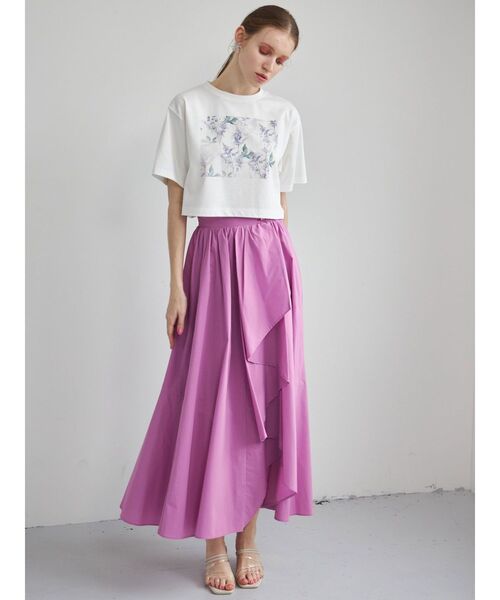 plantica(プランティカ)の「プランティカプリントTシャツ(Tシャツ/カットソー・レディース・ラベンダー/アイボリー/イエロー・FREE)」の20枚目の写真