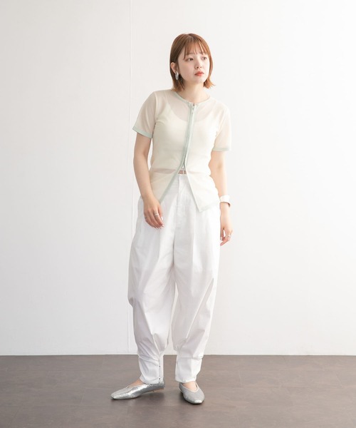 KBF（ケイビーエフ）の「2WAYコクーンパンツ（その他パンツ・レディース・ブラック/レッド/オフホワイト・ONE）」の7枚目の写真