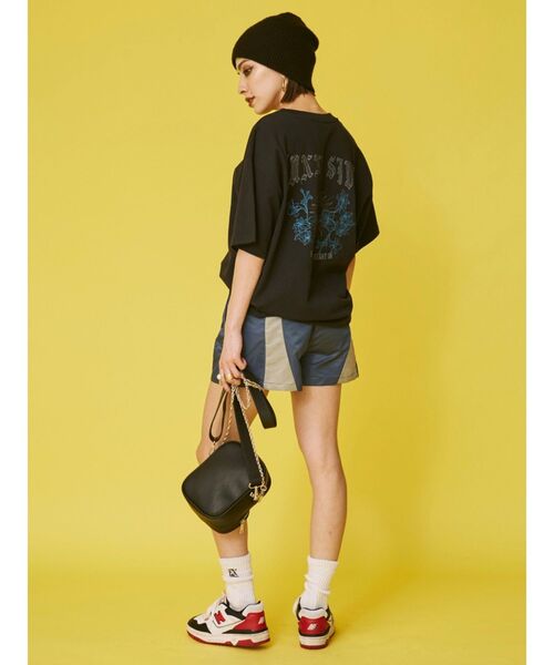 EVRIS(エヴリス)の「サイドライントラックショートパンツ(その他パンツ・レディース・ネイビー/ホワイト・FREE)」の9枚目の写真