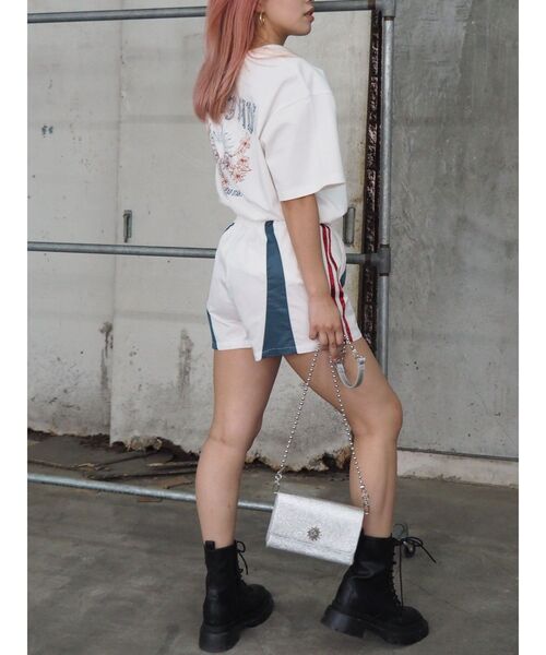 EVRIS(エヴリス)の「サイドライントラックショートパンツ(その他パンツ・レディース・ネイビー/ホワイト・FREE)」の19枚目の写真