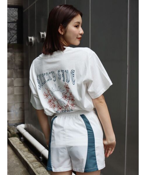 EVRIS(エヴリス)の「サイドライントラックショートパンツ(その他パンツ・レディース・ネイビー/ホワイト・FREE)」の20枚目の写真