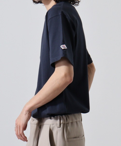 JEMORGAN(ジェーイーモーガン)の「JEMORGAN 天竺半袖ヘンリーネック(Tシャツ/カットソー・メンズ・ホワイト/ネイビー/カーキ/ブラック/ベージュ・XL/M/L)」の22枚目の写真