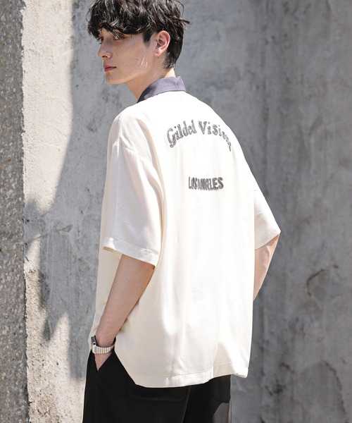 RAGEBLUE（レイジブルー）の「オープンカラー/ボーリングシャツ
