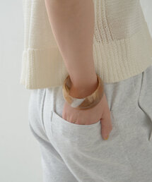 Omekashi | マーブルワイドバングル(ブレスレット)