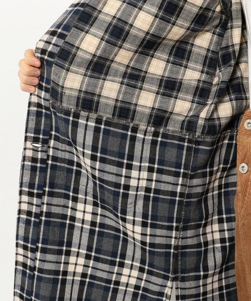 Another Edition（アナザーエディション）の「★★2チェックロングシャツ　ネイビー/AEBC 2CHK LONG SHT　ＮＹ（カーディガン/ボレロ・レディース・ネイビー・フリー）」の12枚目の写真