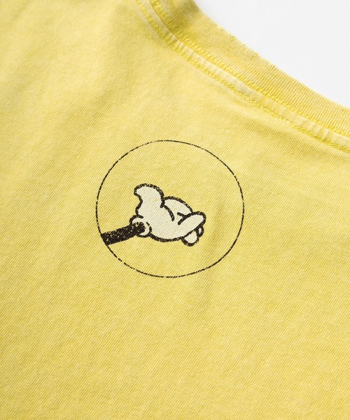 LGB スカルミッキー ロンＴ イエロー LGB スカルミッキー ロンT イエロー ミッキーマウスワッフルビッグ