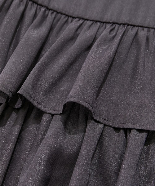 VIS（ビス）の「【洗える】シアーフリルブラウス（シャツ/ブラウス・レディース・ホワイト/チャコールグレー/ベージュ・FREE）」の20枚目の写真