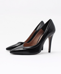 ROSE BUD | (DMG)4915 ASYMMETRIC/F HEEL PUMPS[結婚式＆パーティー] 【中国版ViVi掲載】フェイクレザーヒールパンプス(パンプス)