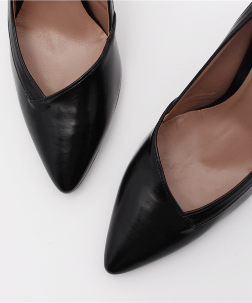 ROSE BUD（ローズバッド）の「(DMG)4915 ASYMMETRIC/F HEEL PUMPS[結婚式＆パーティー] 【中国版ViVi掲載】フェイクレザーヒールパンプス（パンプス・レディース・ブラック/グレー系その他/イエロー系その他・35/36/38/39/37）」の8枚目の写真