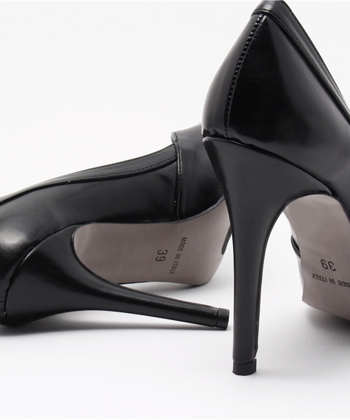 ROSE BUD（ローズバッド）の「(DMG)4915 ASYMMETRIC/F HEEL PUMPS[結婚式＆パーティー] 【中国版ViVi掲載】フェイクレザーヒールパンプス（パンプス・レディース・ブラック/グレー系その他/イエロー系その他・35/36/38/39/37）」の5枚目の写真