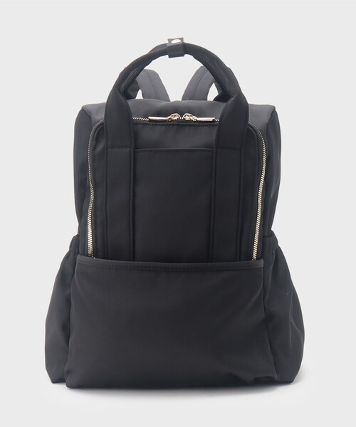 OPAQUE.CLIP（オペークドットクリップ）の「◆【撥水加工】マルチポケットカジュアルリュックサック（バックパック/リュック・レディース・ブラック/グレー・00）」の18枚目の写真