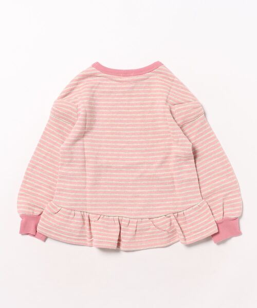 KP（ケーピー）の「袖リボンラメボーダートレーナー(100～150)（その他トップス・キッズ・ピンク/ミント・110cm/120cm/130cm/140cm/150cm/100cm）」の9枚目の写真