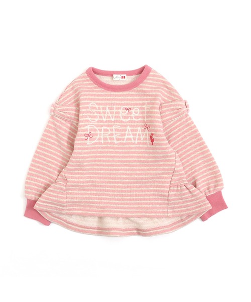 KP（ケーピー）の「袖リボンラメボーダートレーナー(100～150)（その他トップス・キッズ・ピンク/ミント・110cm/120cm/130cm/140cm/150cm/100cm）」の8枚目の写真